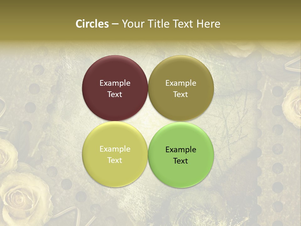 Letter Photo Texture PowerPoint Template