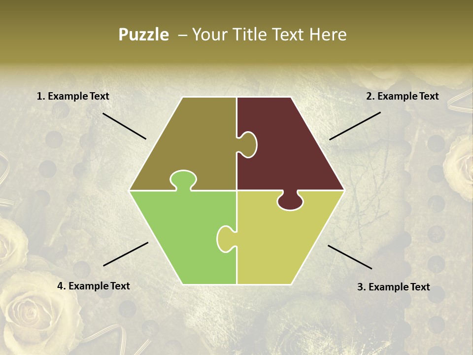 Letter Photo Texture PowerPoint Template