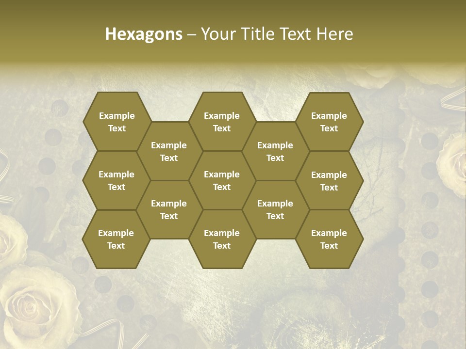 Letter Photo Texture PowerPoint Template