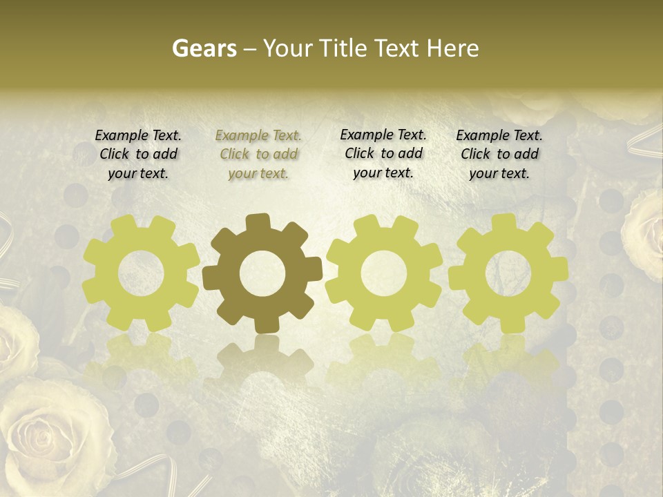 Letter Photo Texture PowerPoint Template