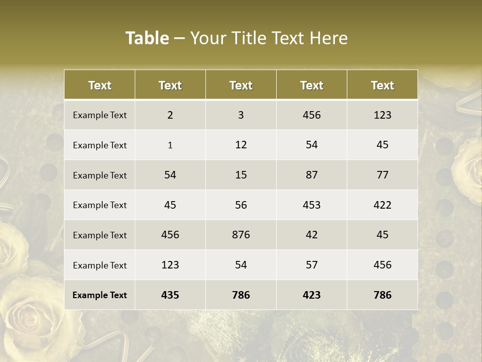Letter Photo Texture PowerPoint Template