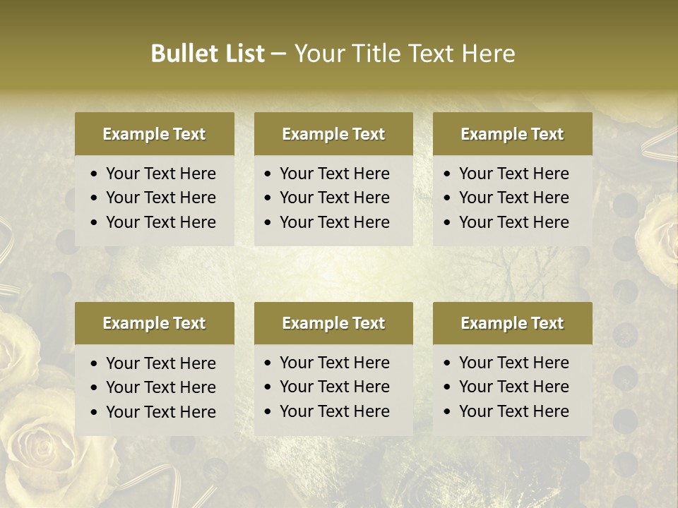 Letter Photo Texture PowerPoint Template
