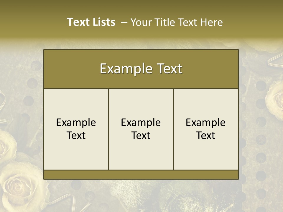 Letter Photo Texture PowerPoint Template