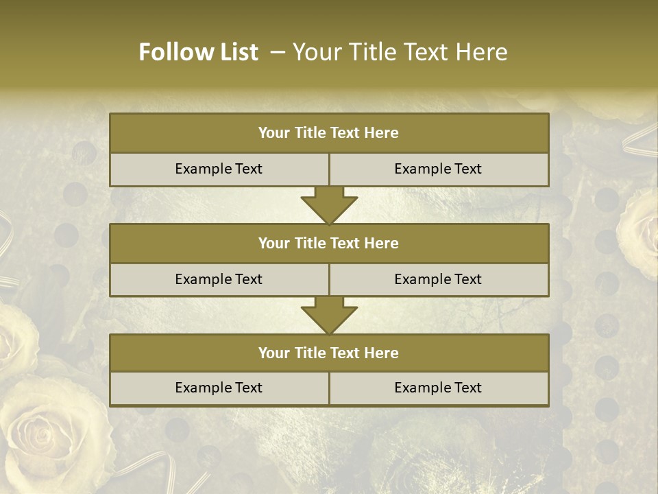 Letter Photo Texture PowerPoint Template