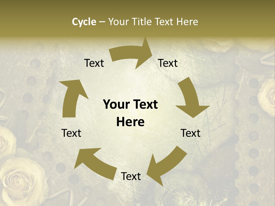 Letter Photo Texture PowerPoint Template