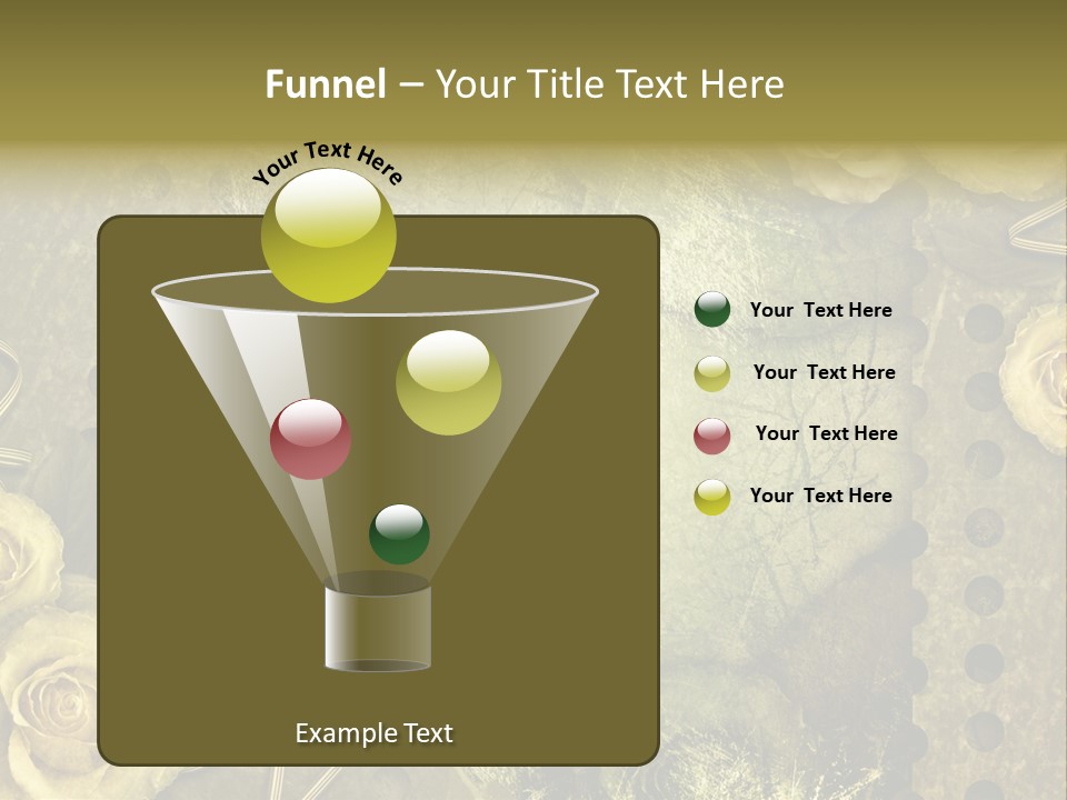 Letter Photo Texture PowerPoint Template