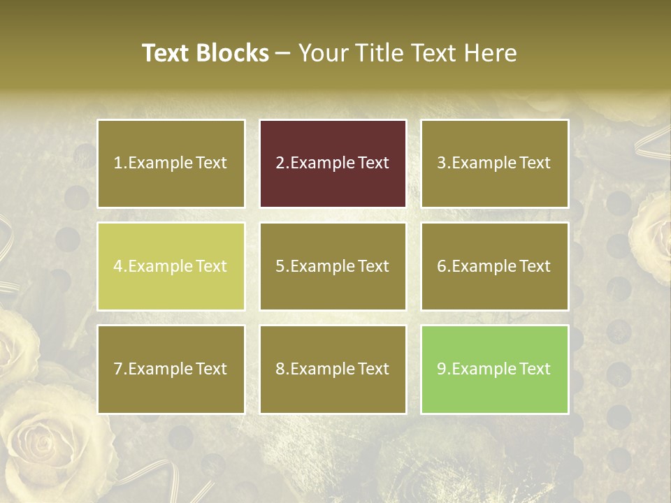 Letter Photo Texture PowerPoint Template