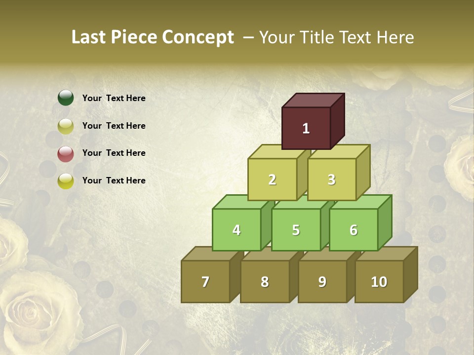 Letter Photo Texture PowerPoint Template