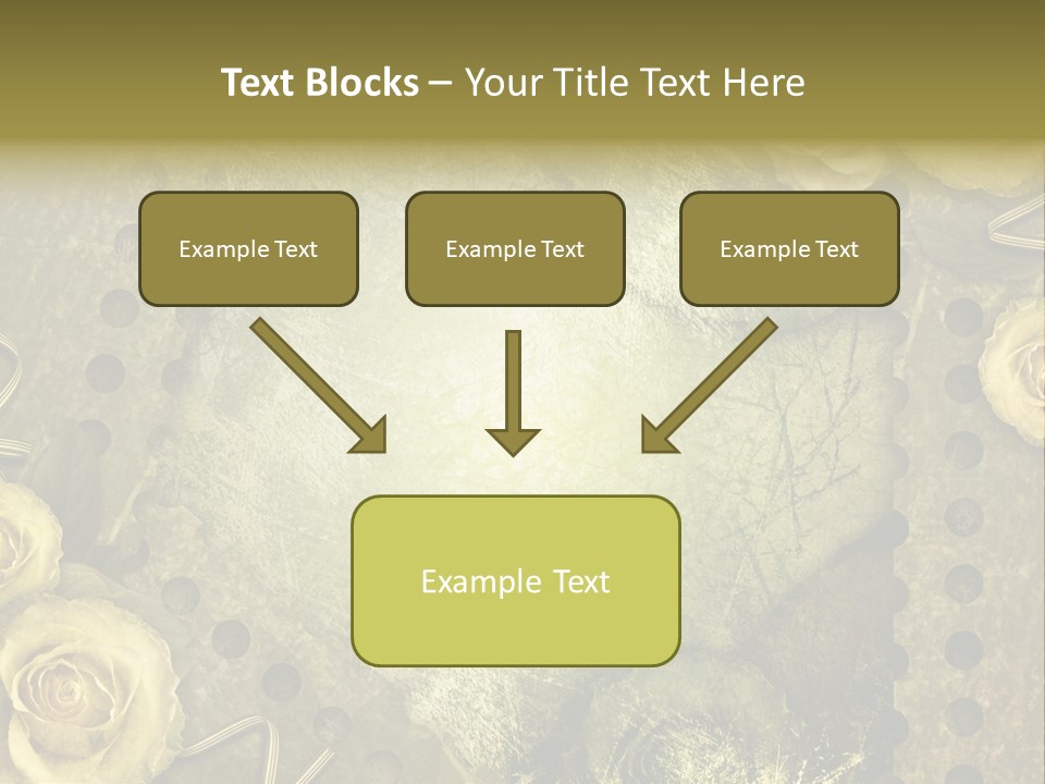 Letter Photo Texture PowerPoint Template
