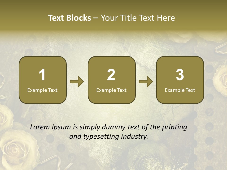 Letter Photo Texture PowerPoint Template