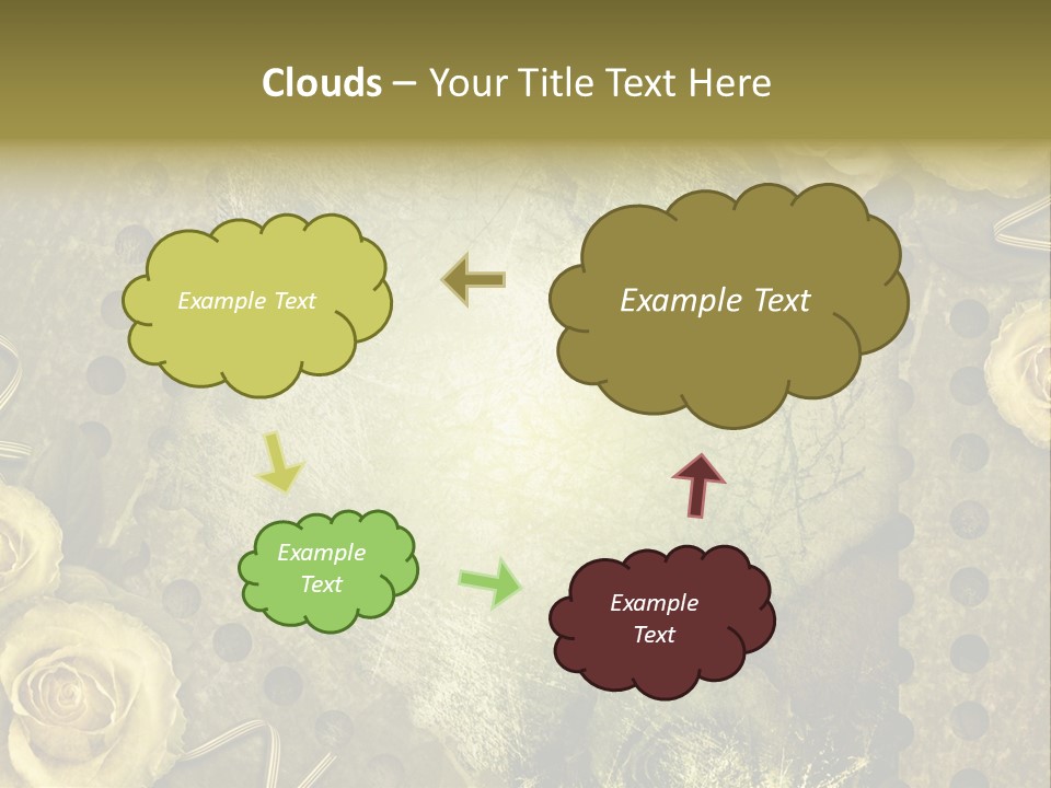 Letter Photo Texture PowerPoint Template