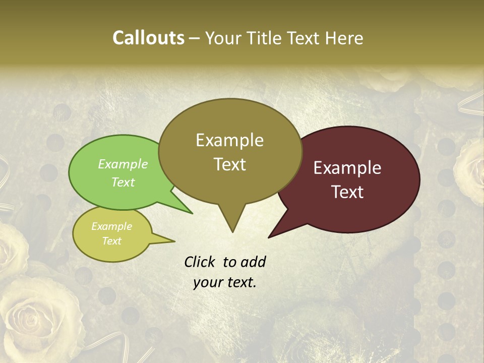 Letter Photo Texture PowerPoint Template