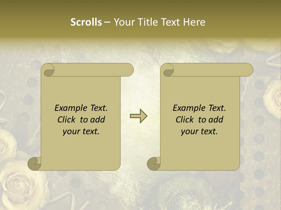 Letter Photo Texture PowerPoint Template