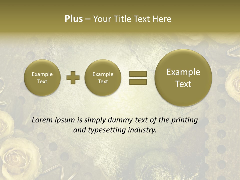 Letter Photo Texture PowerPoint Template