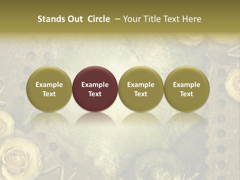 Letter Photo Texture PowerPoint Template