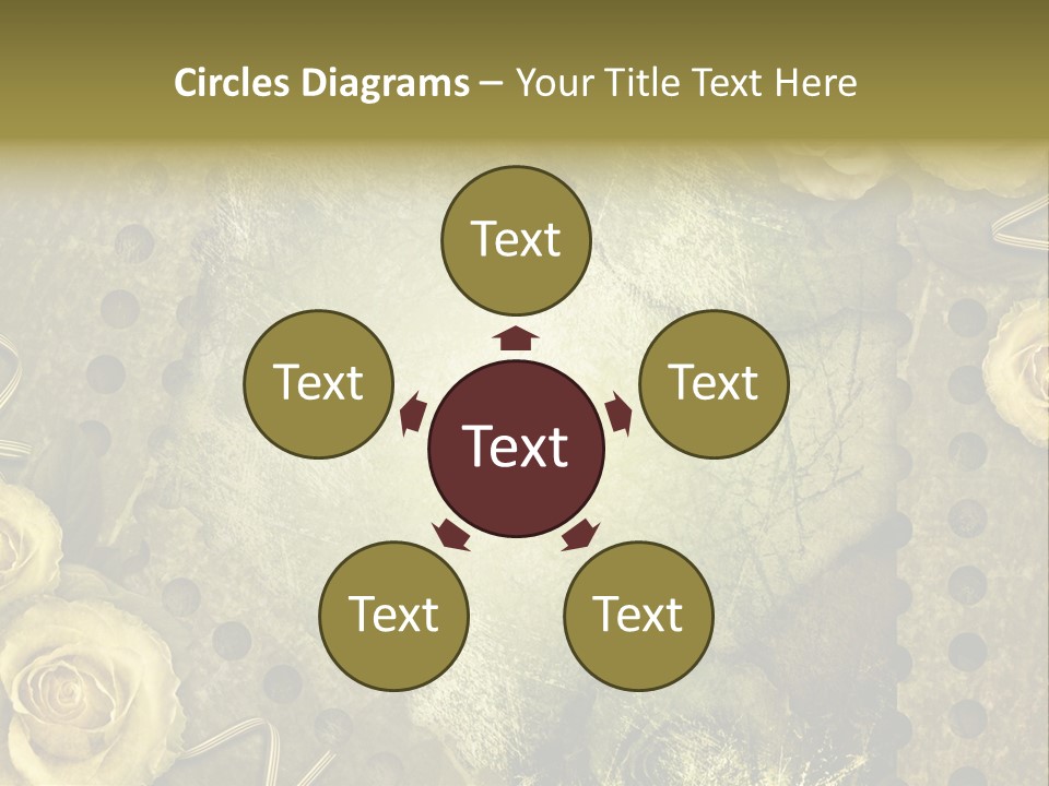 Letter Photo Texture PowerPoint Template