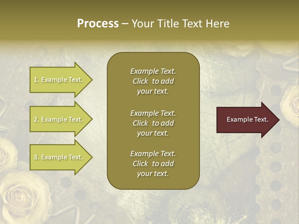 Letter Photo Texture PowerPoint Template