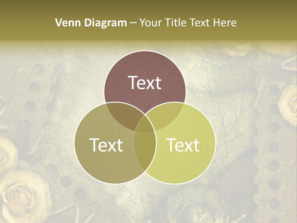 Letter Photo Texture PowerPoint Template