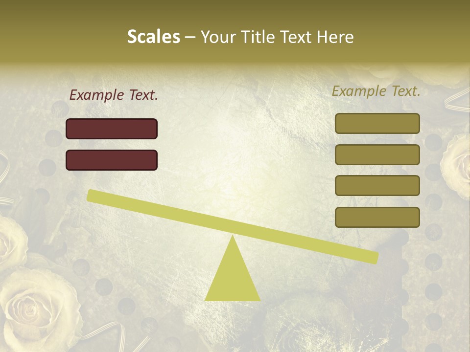 Letter Photo Texture PowerPoint Template