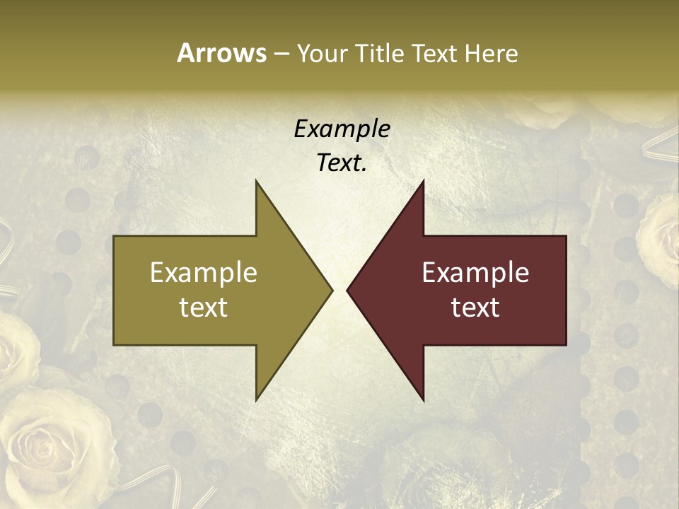 Letter Photo Texture PowerPoint Template