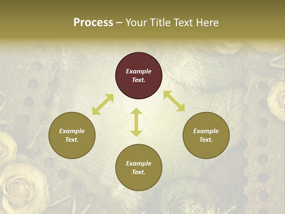 Letter Photo Texture PowerPoint Template