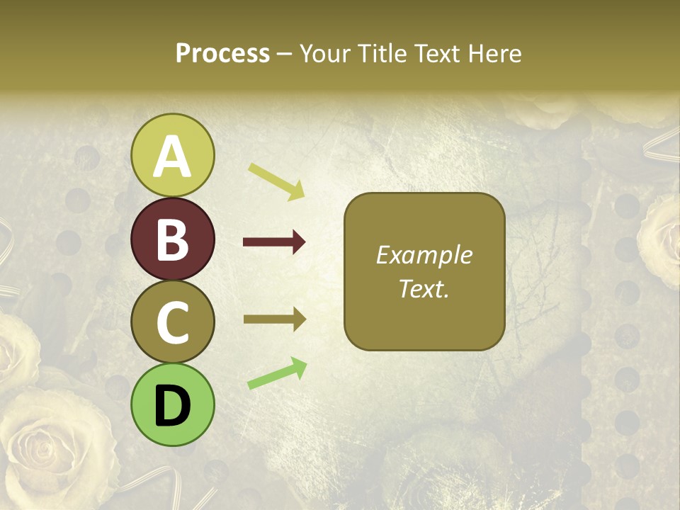 Letter Photo Texture PowerPoint Template