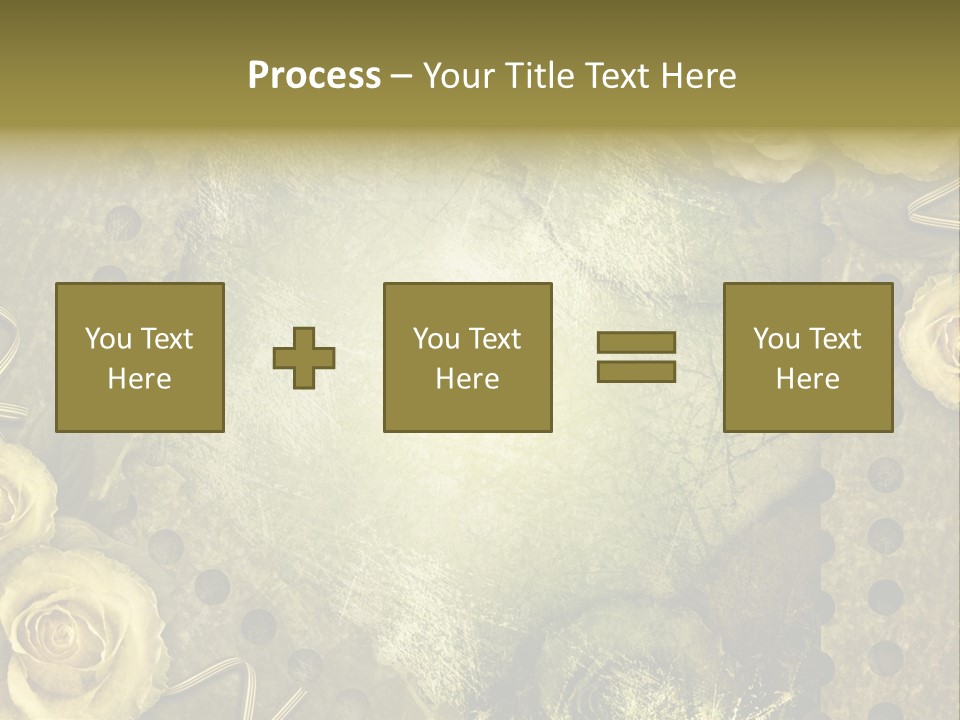 Letter Photo Texture PowerPoint Template
