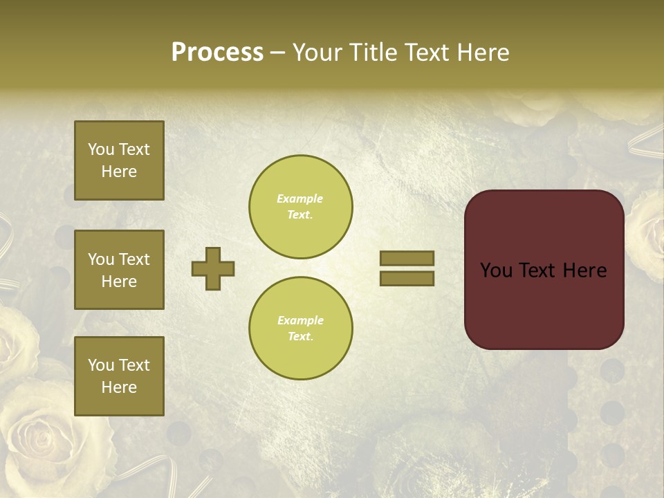 Letter Photo Texture PowerPoint Template