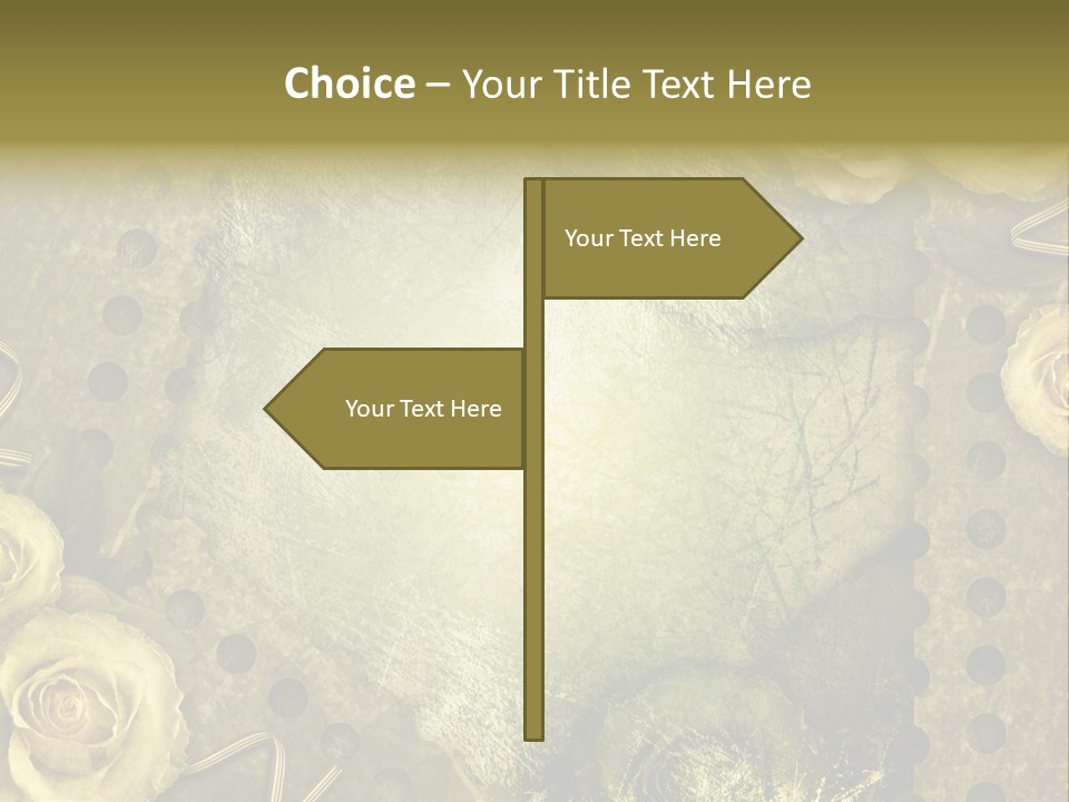 Letter Photo Texture PowerPoint Template