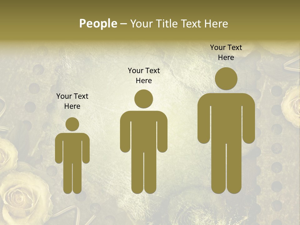 Letter Photo Texture PowerPoint Template