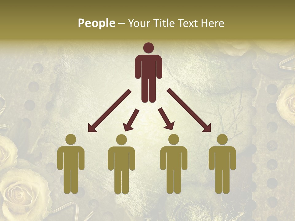 Letter Photo Texture PowerPoint Template