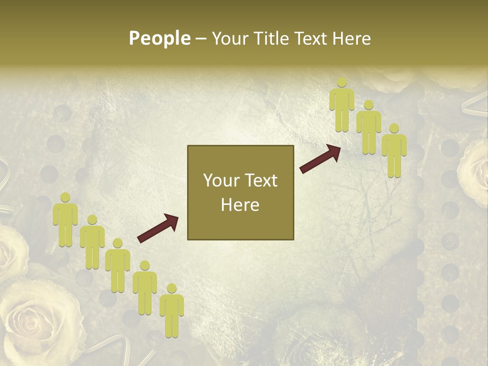 Letter Photo Texture PowerPoint Template