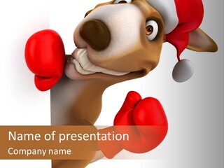 Clip Art Faune Marsupial PowerPoint Template