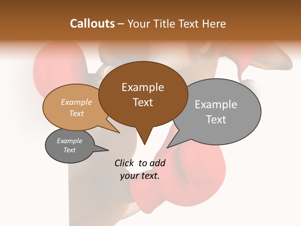 Clip Art Faune Marsupial PowerPoint Template