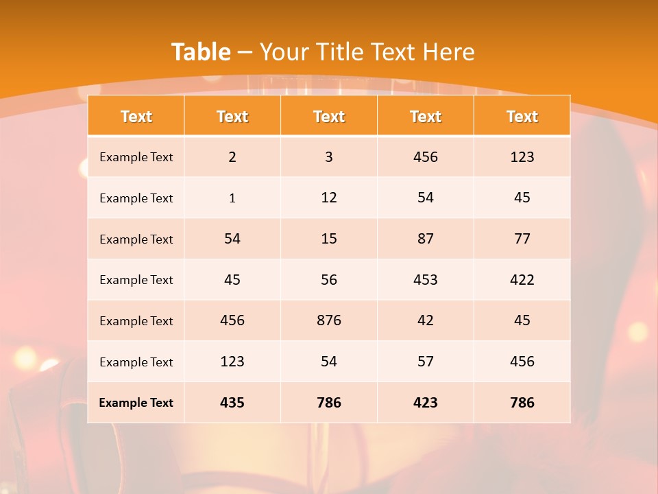 Female Objects High PowerPoint Template