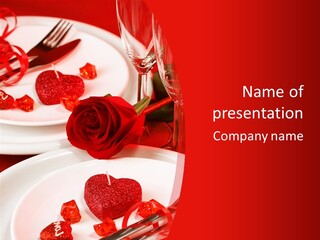 Decoration Lunch Restaurant PowerPoint Template