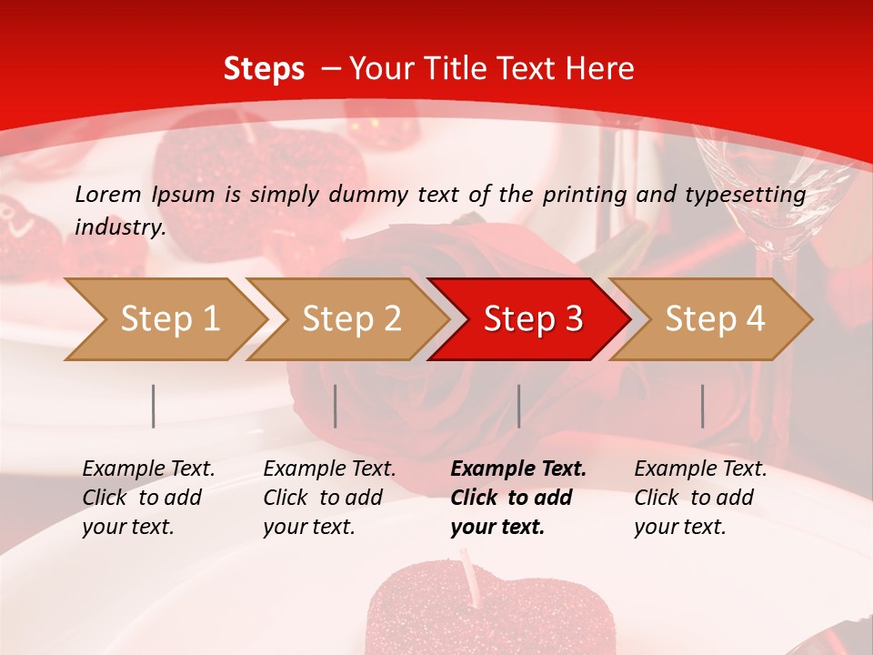 Decoration Lunch Restaurant PowerPoint Template