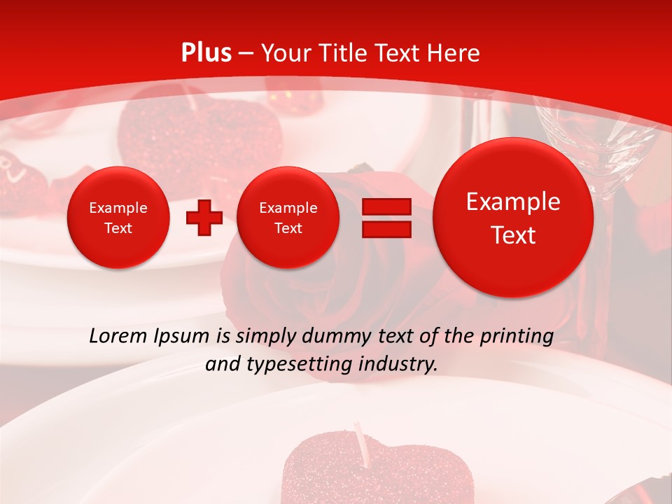 Decoration Lunch Restaurant PowerPoint Template