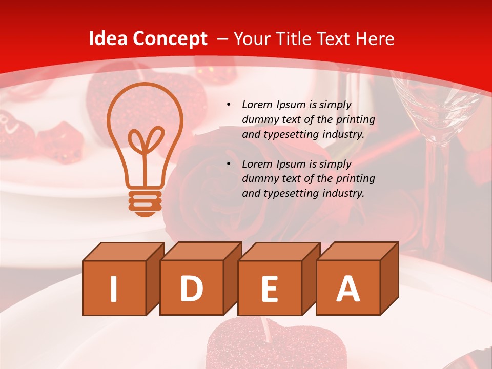 Decoration Lunch Restaurant PowerPoint Template