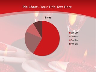 Utensil Drink Table PowerPoint Template