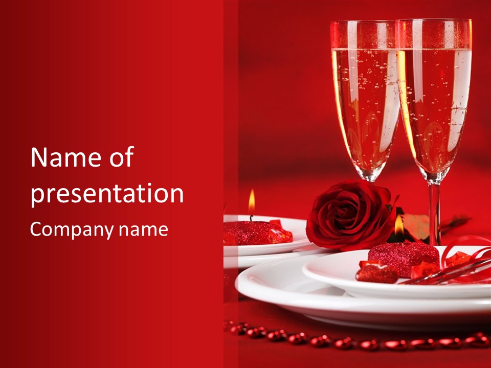 Holiday Alcohol Luxury PowerPoint Template