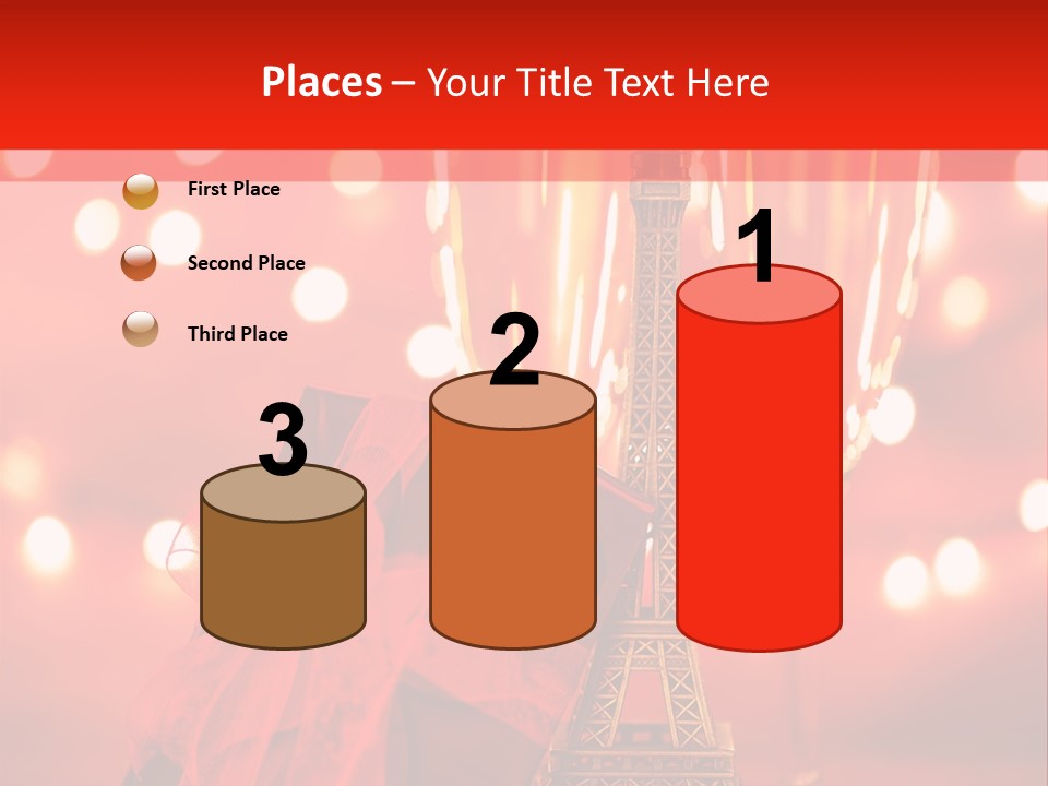 Valentines Romance Eiffel PowerPoint Template