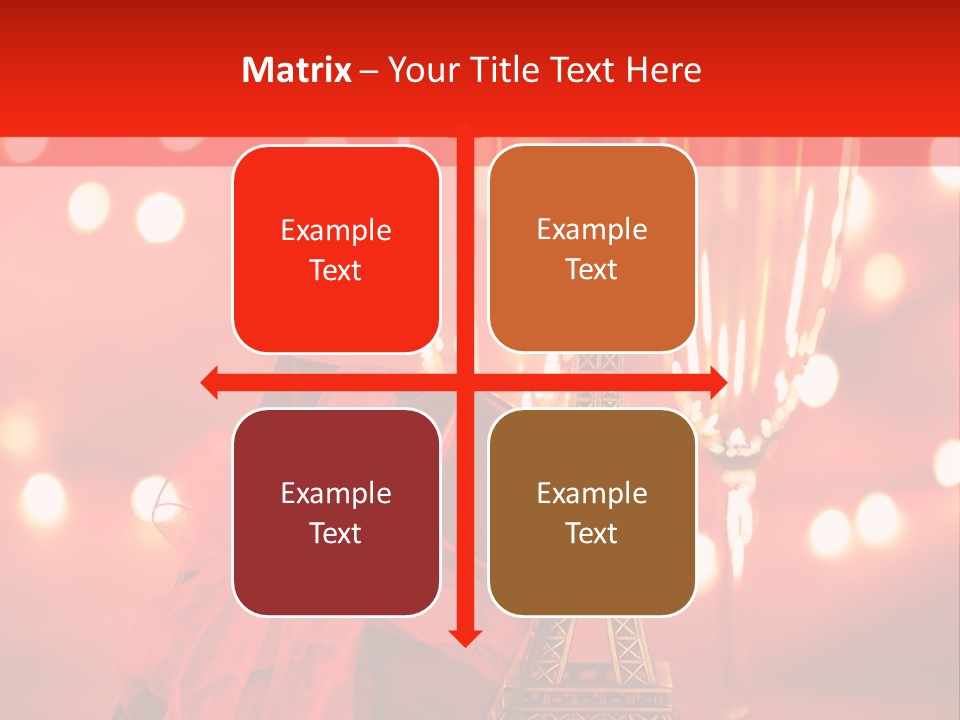 Valentines Romance Eiffel PowerPoint Template