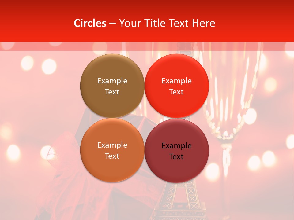 Valentines Romance Eiffel PowerPoint Template