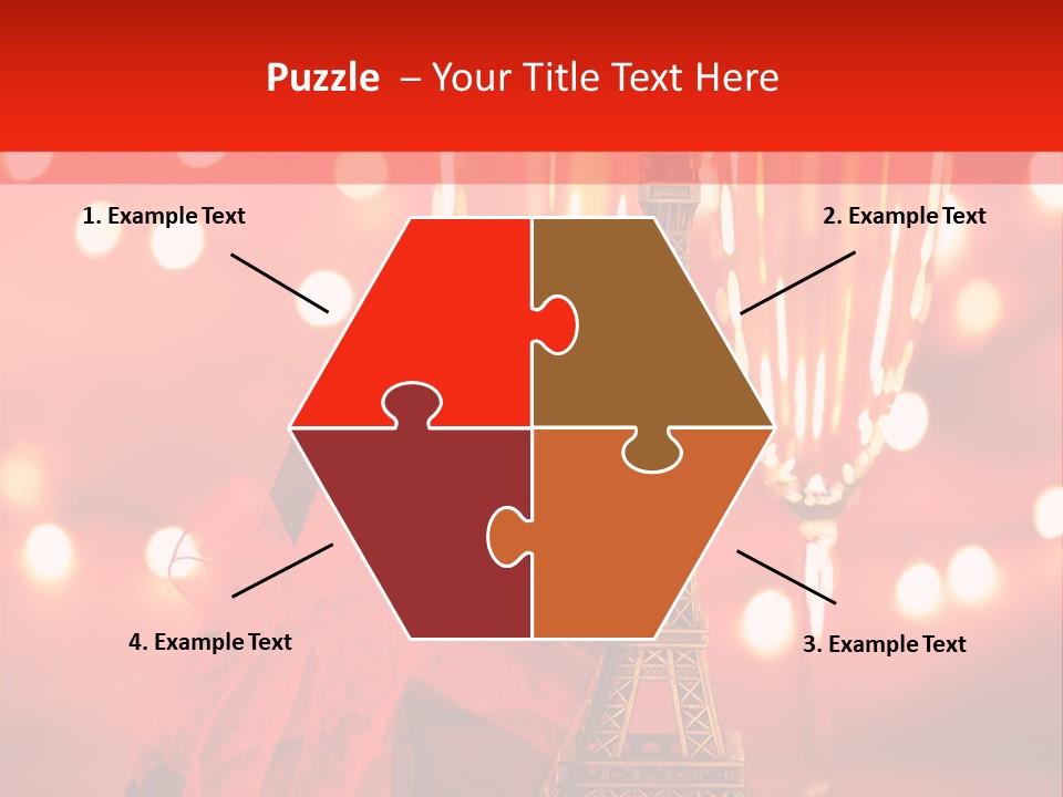 Valentines Romance Eiffel PowerPoint Template