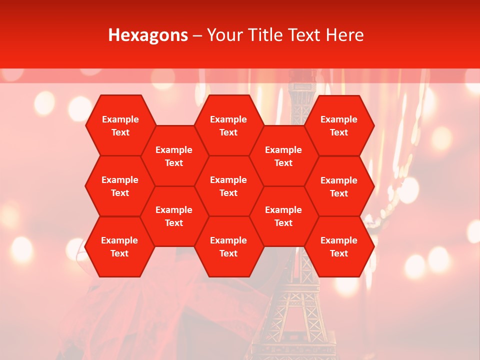 Valentines Romance Eiffel PowerPoint Template