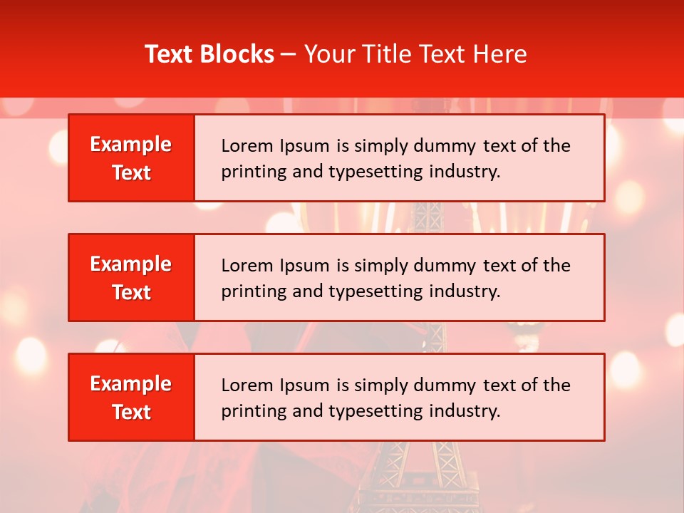Valentines Romance Eiffel PowerPoint Template