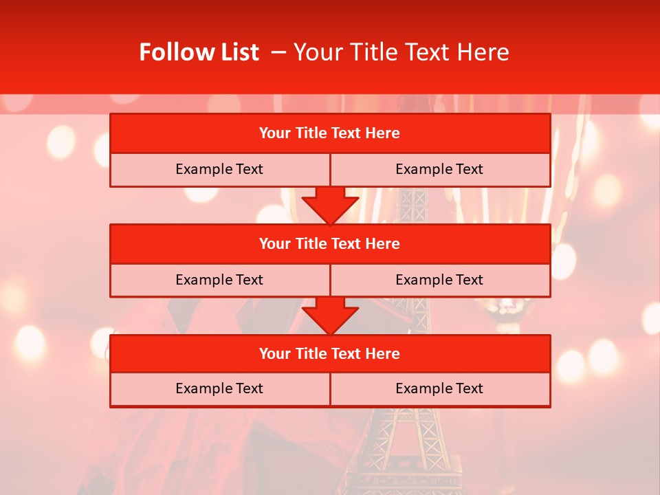 Valentines Romance Eiffel PowerPoint Template