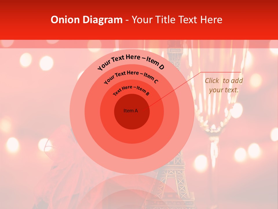 Valentines Romance Eiffel PowerPoint Template