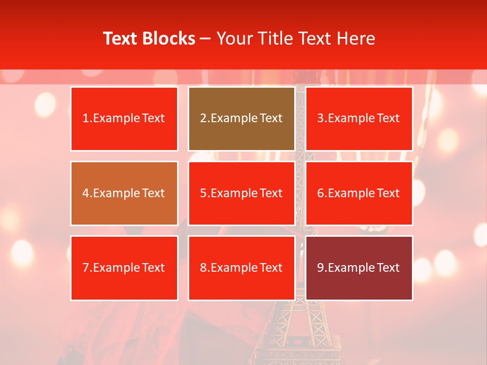 Valentines Romance Eiffel PowerPoint Template